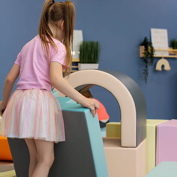 Soft Play Set Tunnel - Pastel